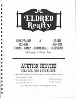 Eldred Realty, Aols. Bob, Ron & Kim Eldred Auction Service, Douglas County 1981
